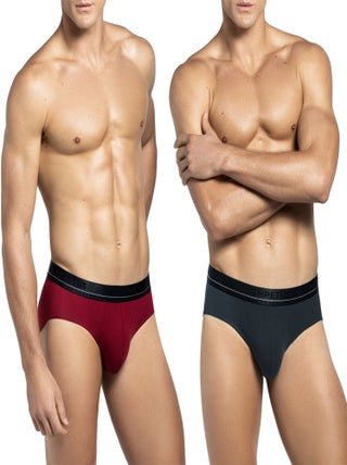 Impetus - Pack de 2 slips en coton Simplon