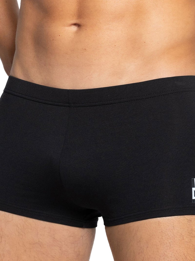 Impetus Beachwear - Boxer de bain uni avec cordon de serrage Cayo Noir - Kiabi
