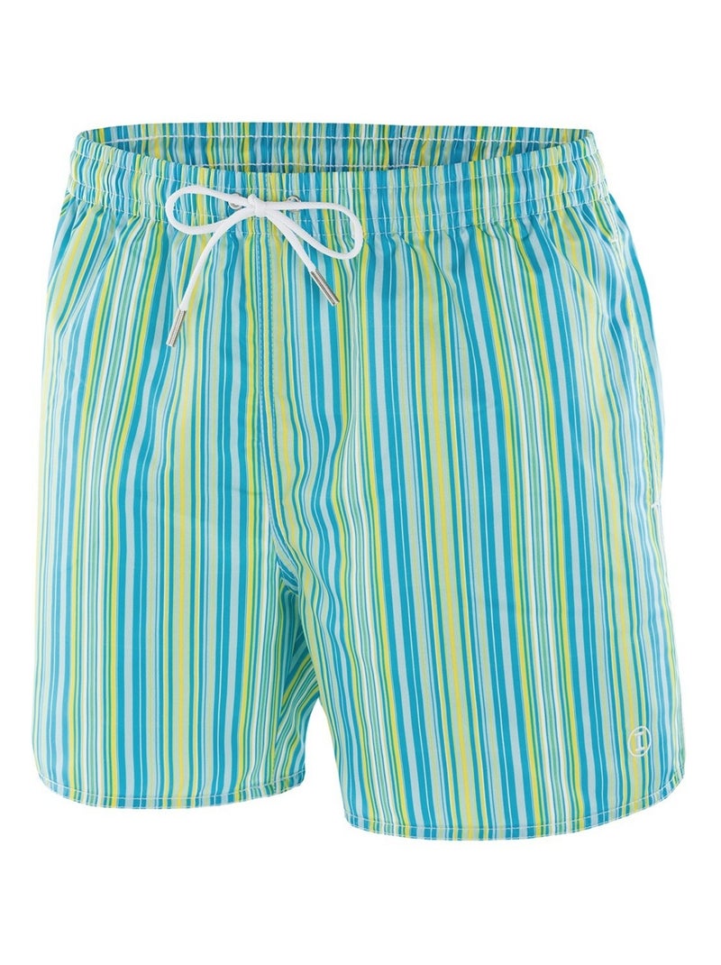 Impetus Beachwear - Maillot de bain short à rayures Nil Bleu - Kiabi