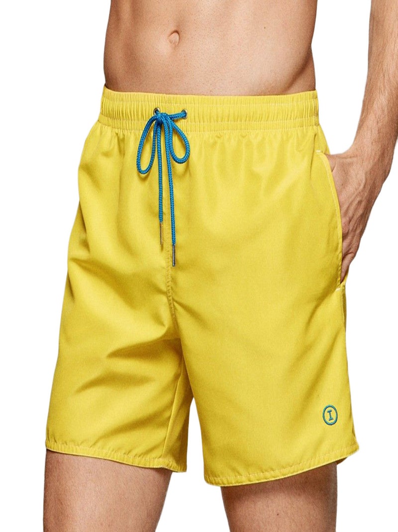 Impetus Beachwear - Maillot de bain short à séchage rapide Kiribati Jaune - Kiabi