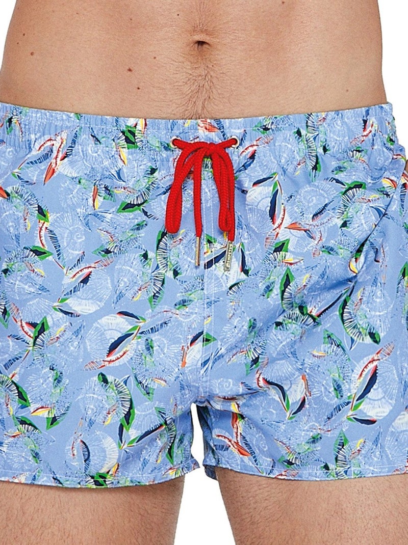 Impetus Beachwear - Maillot de bain short court imprimé Bandol Bleu - Kiabi
