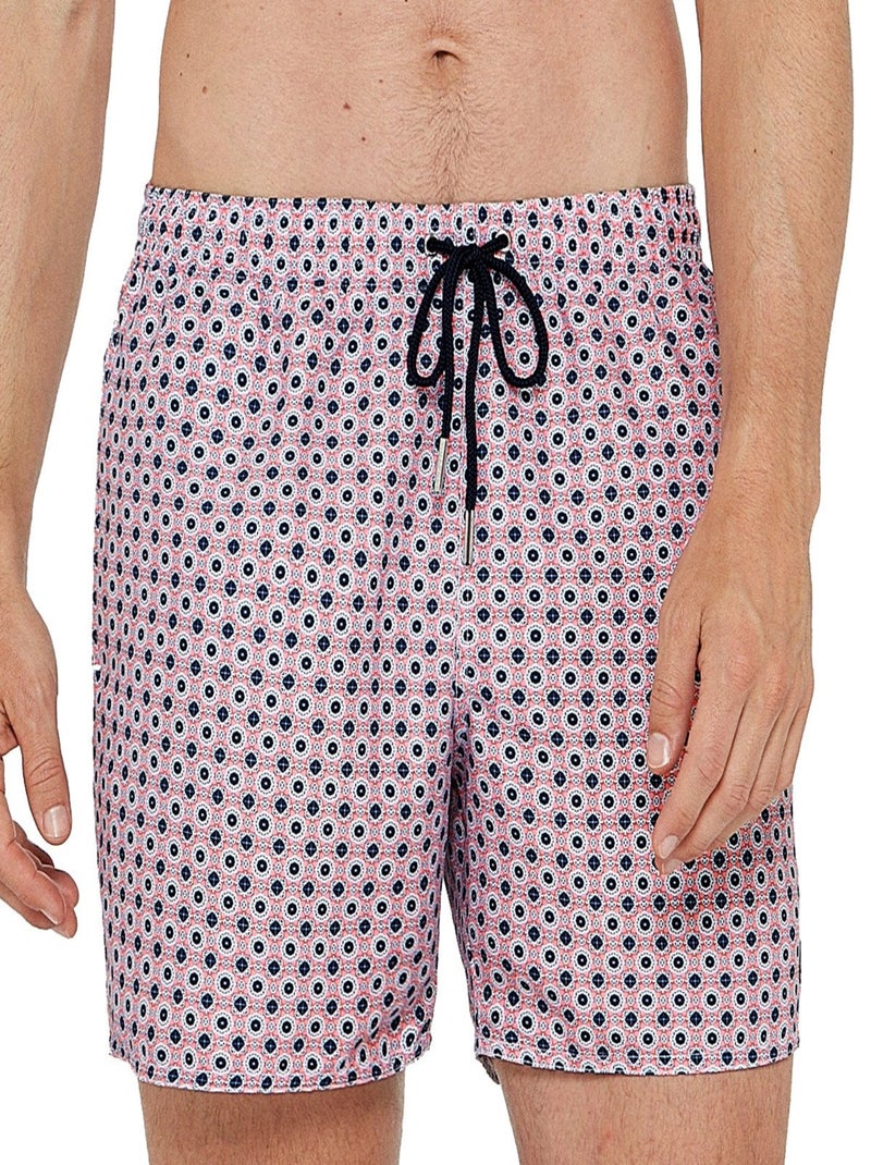 Impetus Beachwear - Maillot de bain short imprimé floral Hyeres Rose - Kiabi