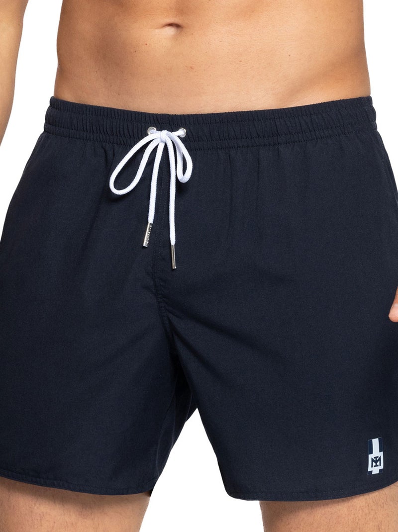 Impetus Beachwear - Short de bain uni Cienguegos avec poches latérales Bleu - Kiabi