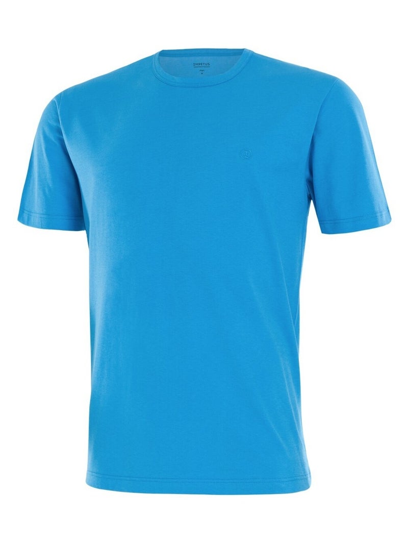 Impetus Beachwear - T-shirt col rond et manches courtes Bleu - Kiabi