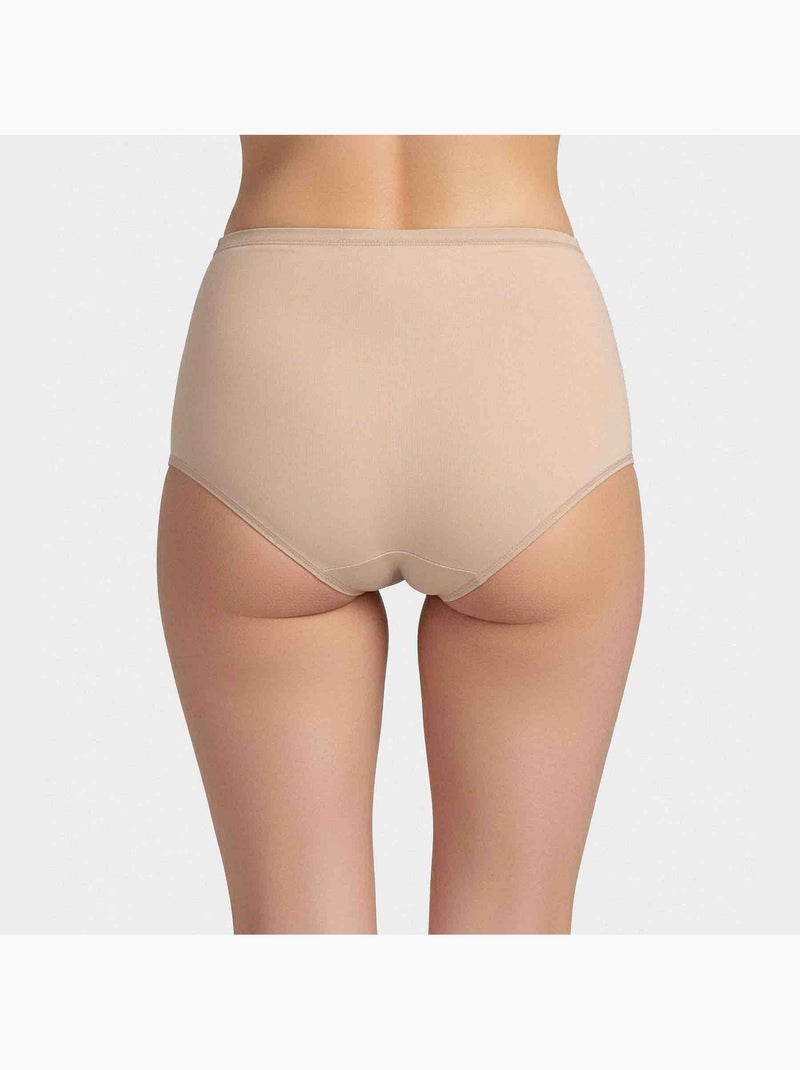 Impetus | Culotte dailys taille haute Lyocell pertes quotidiennes Beige - Kiabi