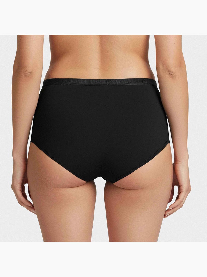 Impetus | Culotte haute femme Lyocell seconde peau sans couture Noir - Kiabi