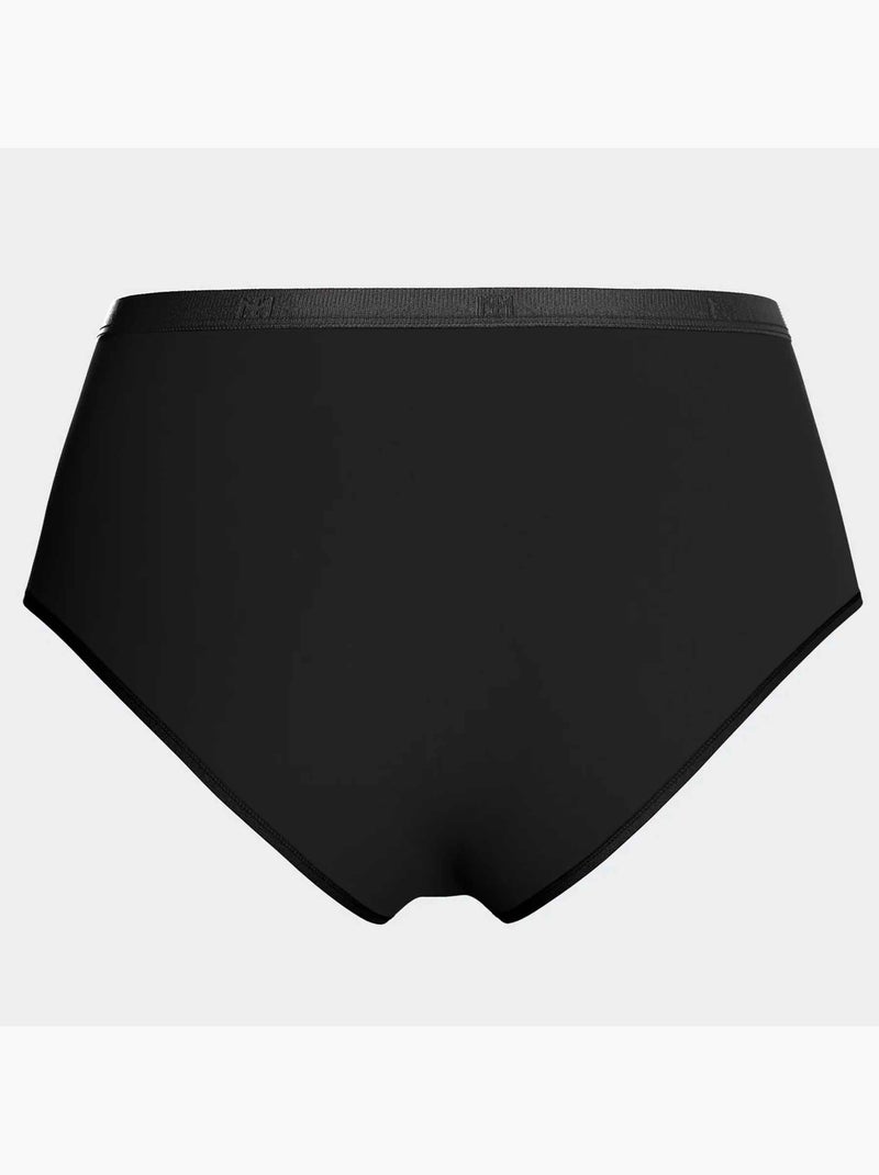 Impetus | Culotte haute femme Lyocell seconde peau sans couture Noir - Kiabi