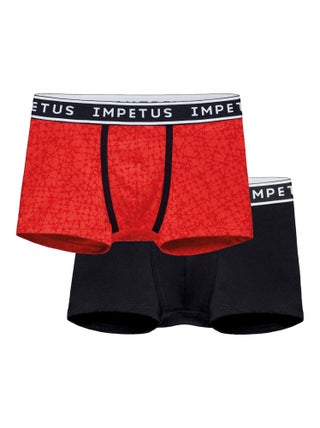 Impetus Junior - Pack de 2 boxers junior en coton et modal