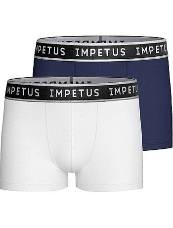Impetus | Lot de 2 boxers garçon coton confortable respirant