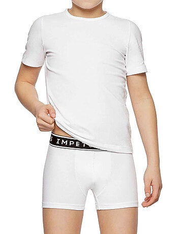 Impetus | Lot de 2 boxers garçon coton confortable respirant