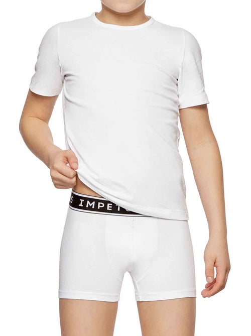 Impetus | Lot de 2 boxers garçon coton confortable respirant - Kiabi