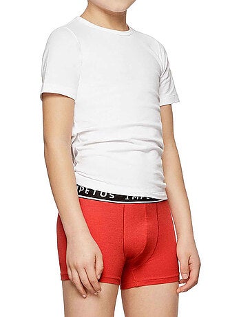 Impetus | Lot de 2 boxers garçon coton confortable respirant
