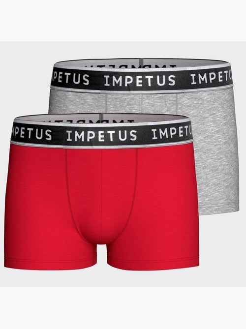 Impetus | Lot de 2 boxers garçon coton confortable respirant - Kiabi