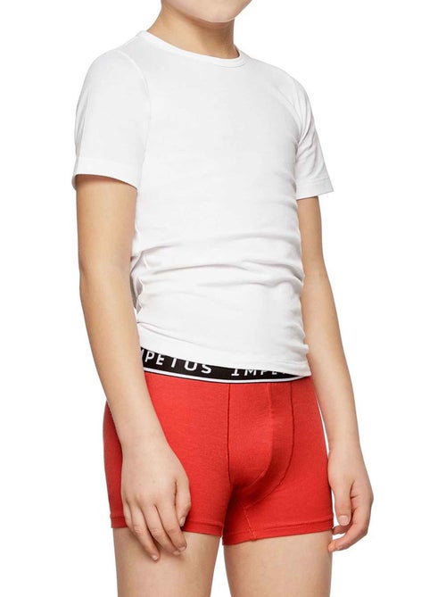Impetus | Lot de 2 boxers garçon coton confortable respirant - Kiabi