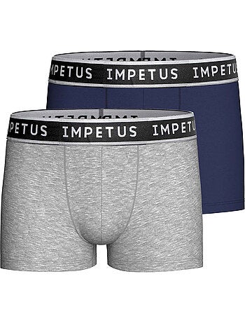 Impetus | Lot de 2 boxers garçon coton confortable respirant