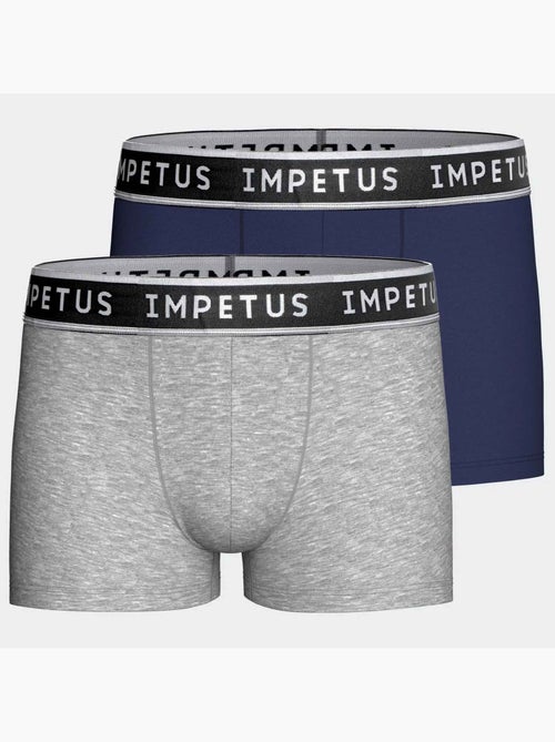 Impetus | Lot de 2 boxers garçon coton confortable respirant - Kiabi