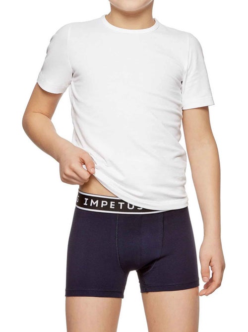 Impetus | Lot de 2 boxers garçon coton confortable respirant - Kiabi