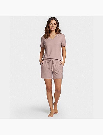 Impetus | Pyjama femme Lyocell manches courtes confortable respirant