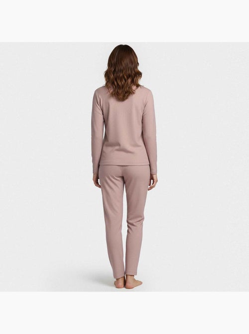 Impetus | Pyjama femme manches longues Lyocell confortable respirant - Kiabi Impetus | Pyjama femme manches longues Lyocell confortable respirant - Kiabi