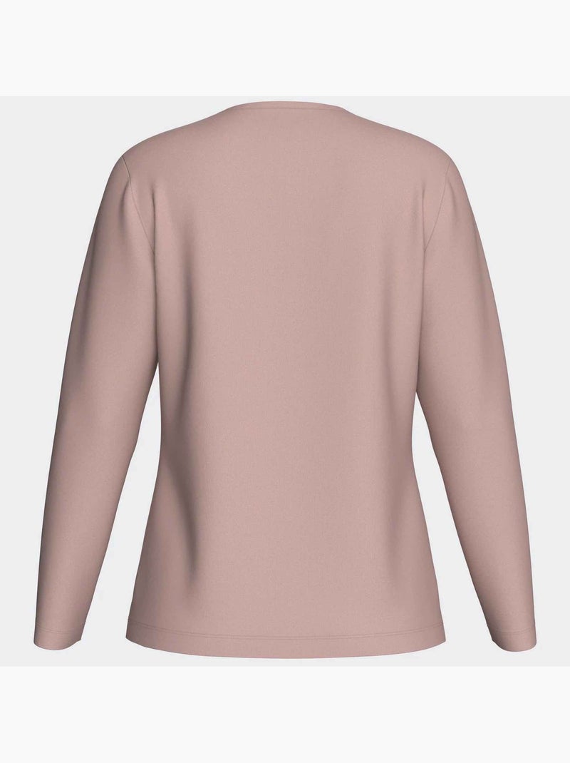 Impetus | Pyjama femme manches longues Lyocell confortable respirant Vieux rose - Kiabi