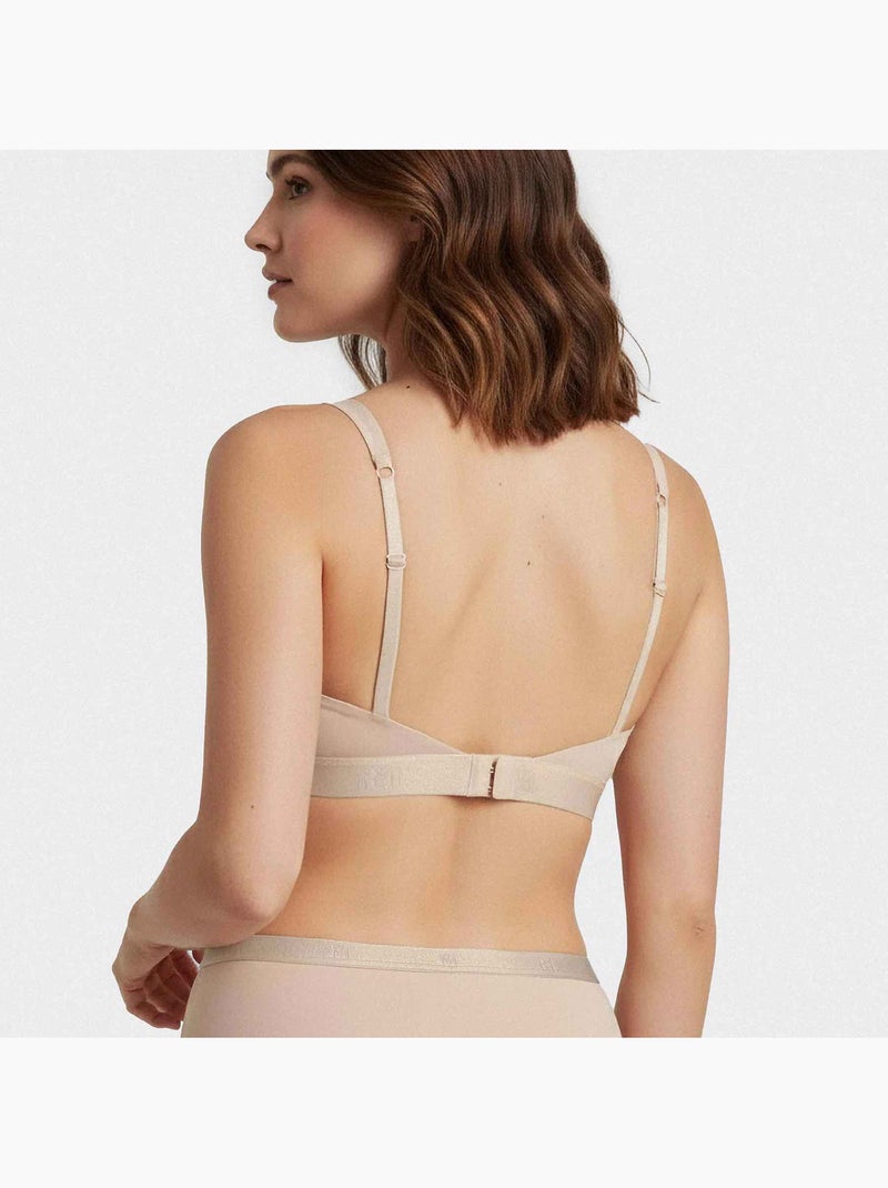 Impetus | Soutien-gorge triangulaire femme Lyocell sans armature seconde peau Beige - Kiabi