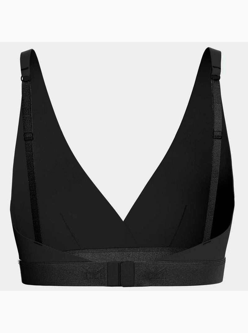 Impetus | Soutien-gorge triangulaire femme Lyocell sans armature seconde peau Noir - Kiabi