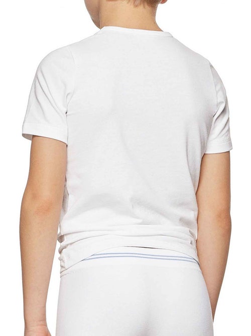Impetus | T-shirt sous-vêtement garçon coton col rond confortable - Kiabi