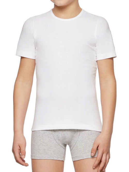 Impetus | T-shirt sous-vêtement garçon coton col rond confortable - Kiabi