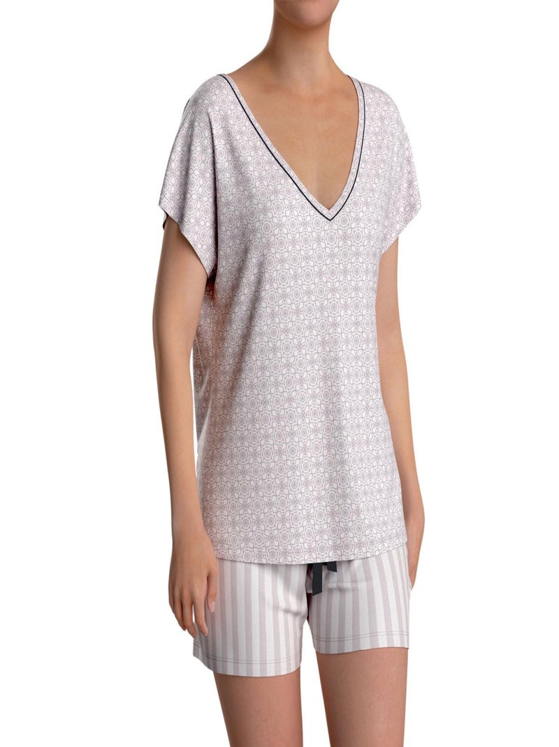 Impetus Woman - Ensemble pyjama Jewel en modal Gris - Kiabi