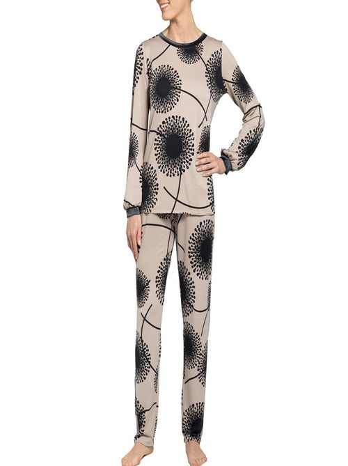 Impetus Woman - Ensemble pyjama long en coton et modal Praga - Kiabi