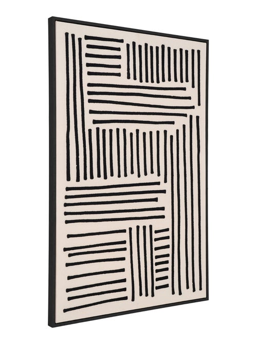 Impression sur toile Lipari - Impression sur toile, toile, noir/beige, n°1 60x90 cm - Kiabi