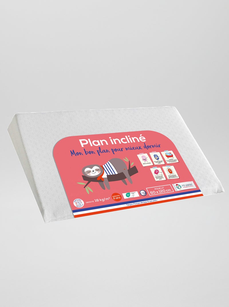 Inclinateur de lit déhoussable 'P'tit Albatros' blanc - Kiabi