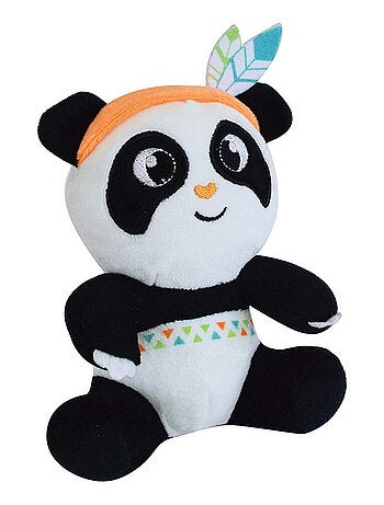 Indian Panda PELUCHE HOCHET H17cm