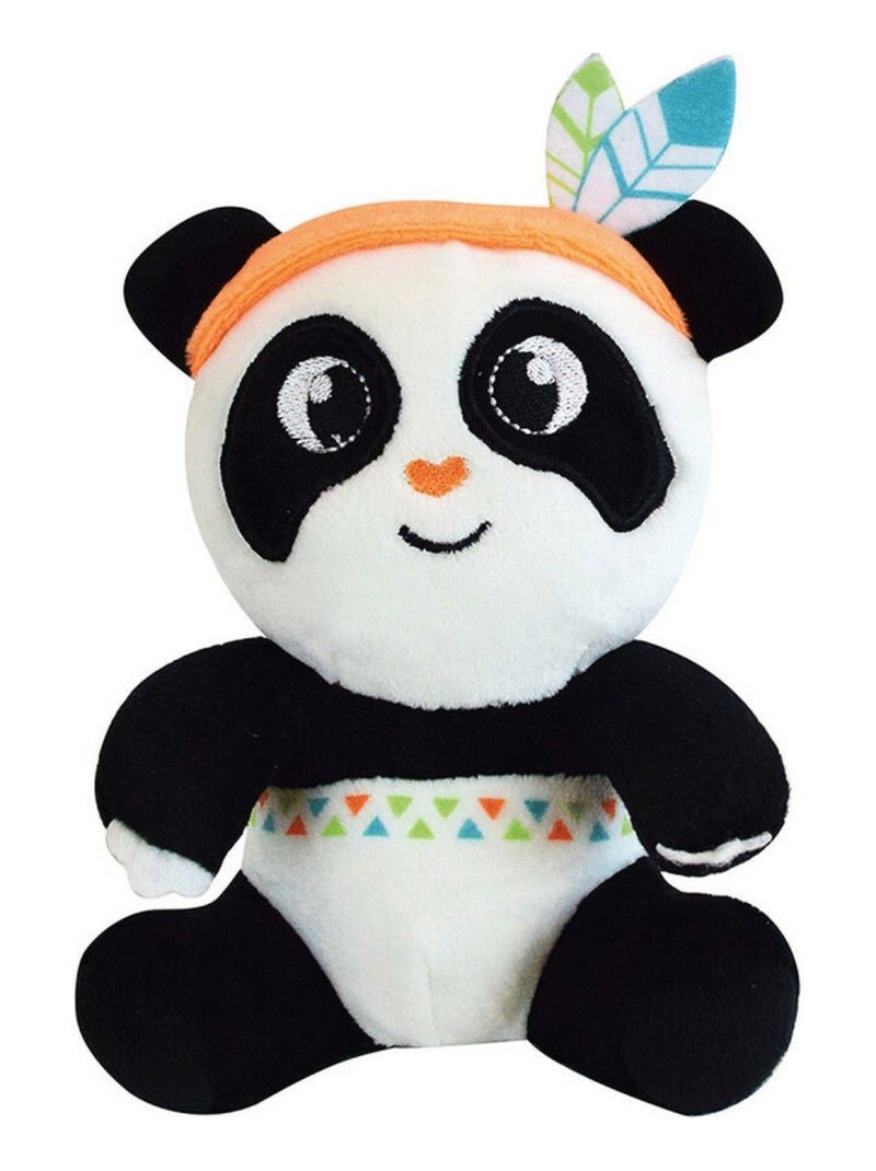 Indian Panda PELUCHE HOCHET H17cm Blanc - Kiabi