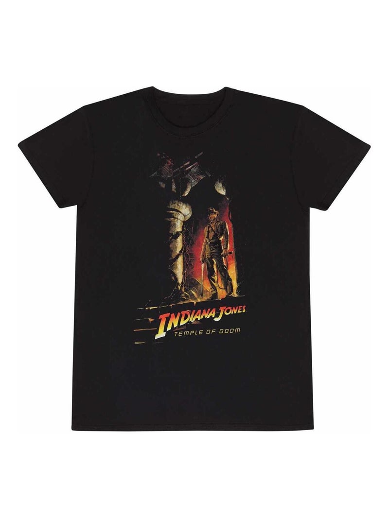 Indiana Jones - T-shirt TEMPLE OF DOOM Noir - Kiabi