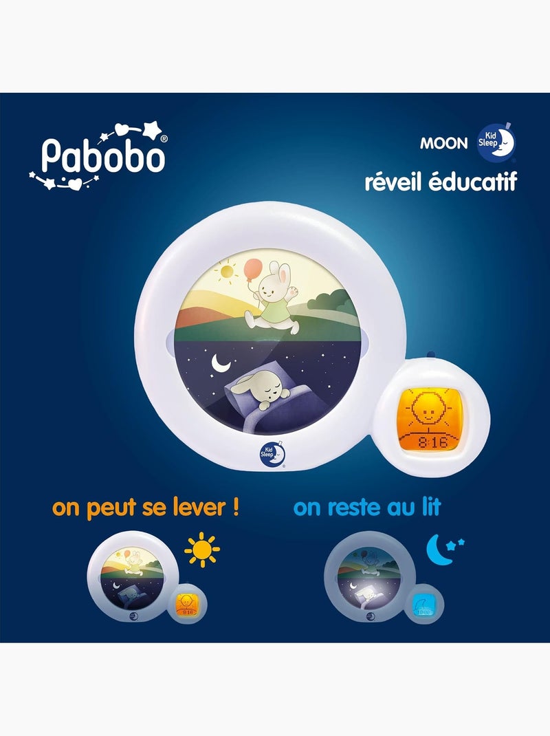 Indicateur de réveil Kid'Sleep Moon Blanc - Kiabi