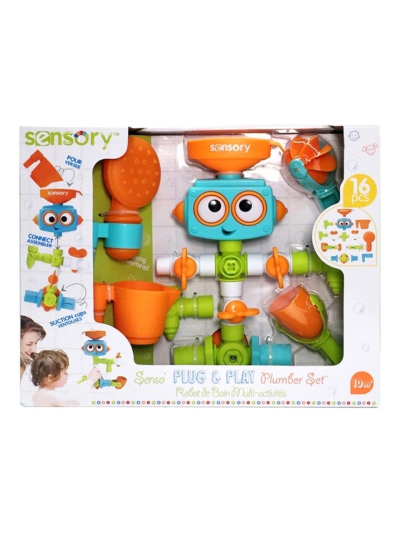 Infantino - Jouet de bain à ventouse Multicolore - Kiabi