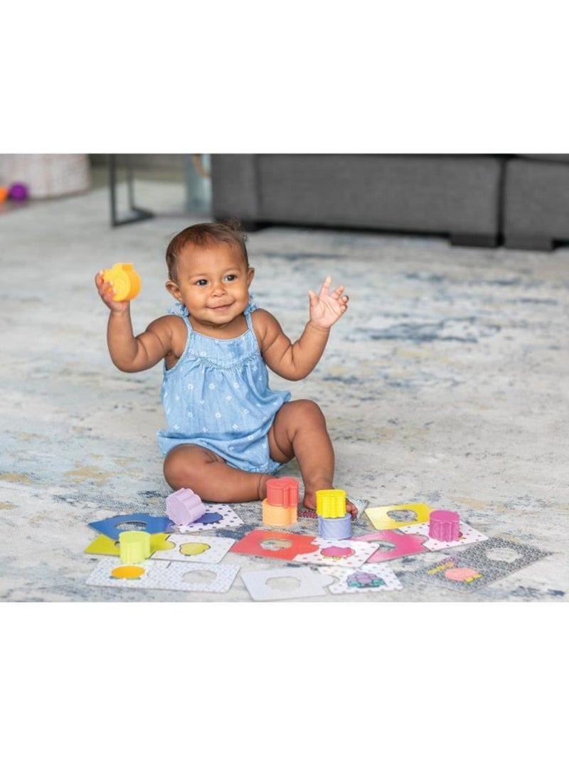 Infantino - Mon premier puzzle sensoriel Multicolore - Kiabi