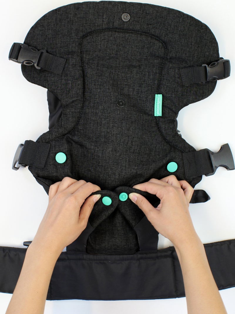 Infantino - Porte bébé Noir - Kiabi