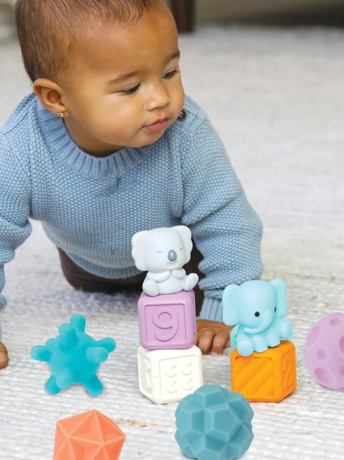 Infantino - Set sensoriel 18 pièces encastrables - Kiabi