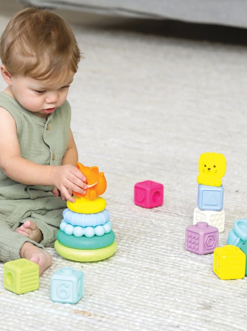 Infantino - Set sensoriel 18 pièces encastrables - Kiabi