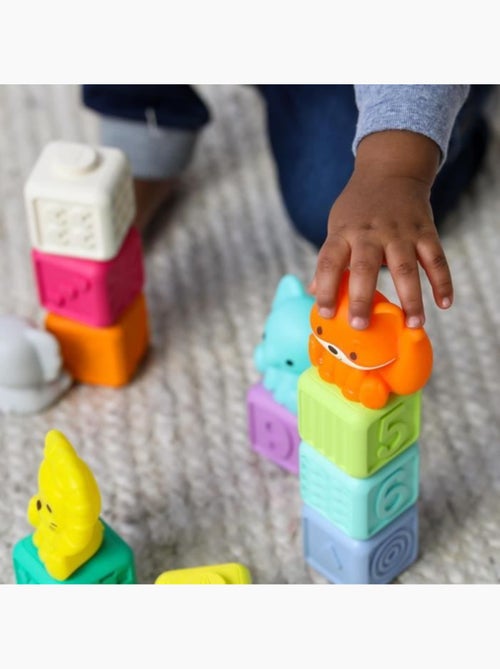 Infantino - set sensoriel 18 pièces encastrables - Kiabi