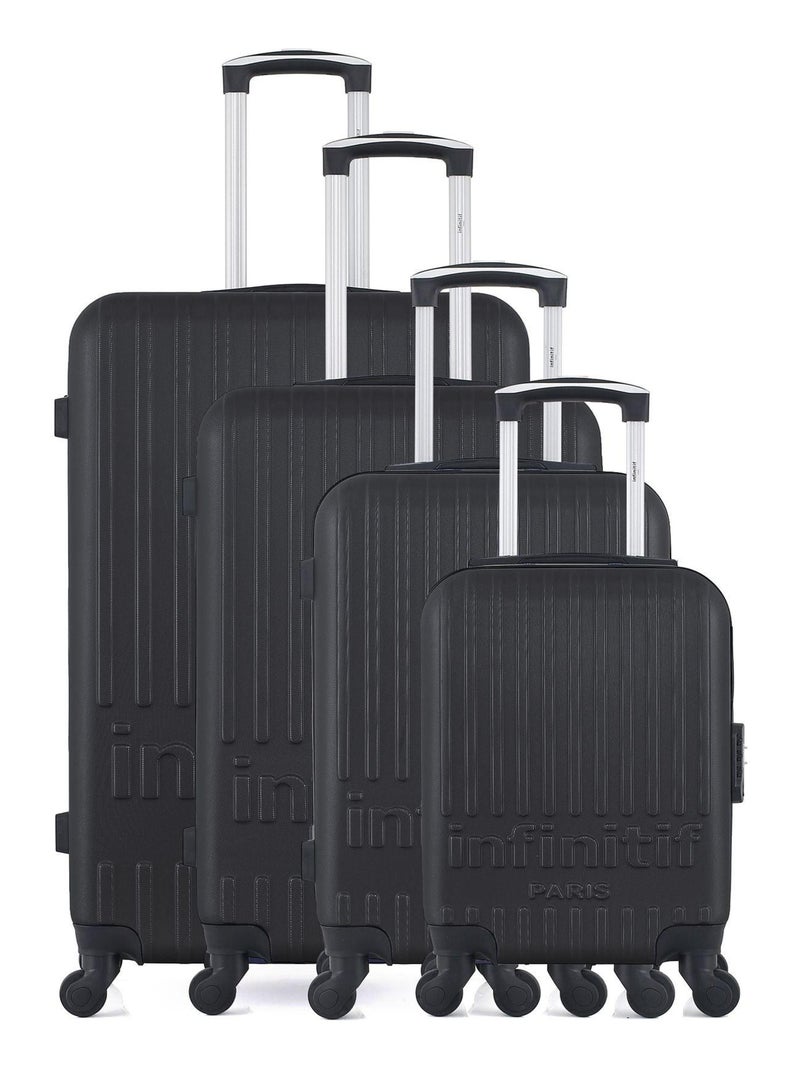 INFINITIF - SET DE 4 ABS ROMNY-M 4 Roues Noir - Kiabi