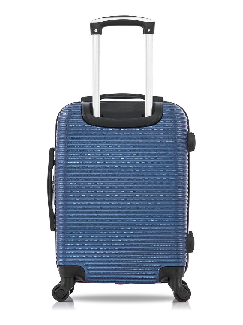Valises cabine bleu en polypropylène 55 x 35 x 25 cm