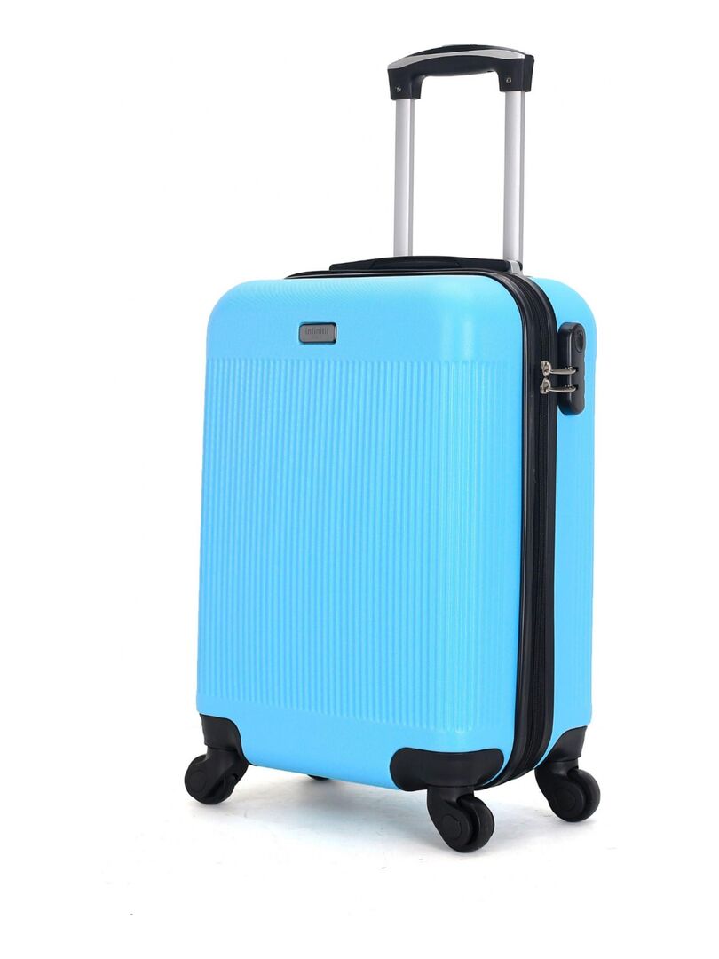 Infinitif - Valise Cabine Xs Lublin-e 50 Cm 4 Roues - Bleu Ciel - Kiabi 