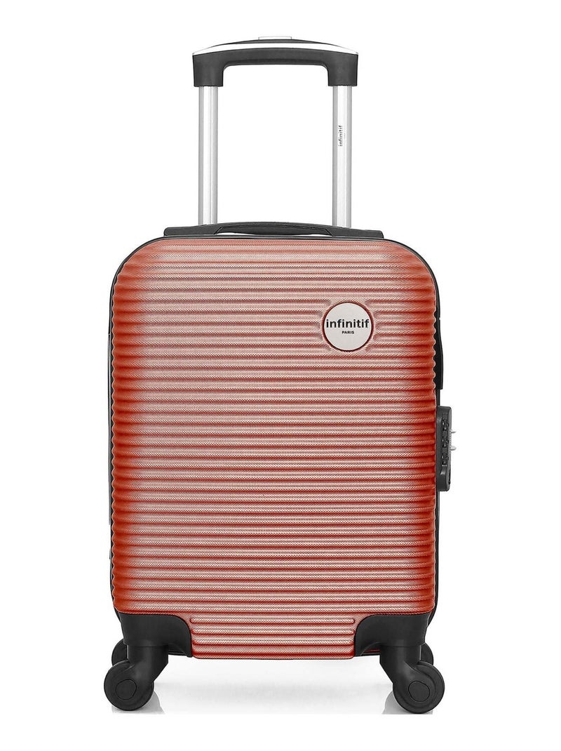 INFINITIF - Valise Cabine XXS KIEV 46 cm 4 Roues Terracotta - Kiabi