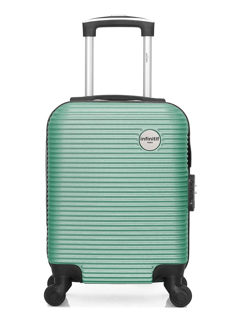 INFINITIF - Valise Cabine XXS KIEV 46 cm 4 Roues Vert d'eau - Kiabi