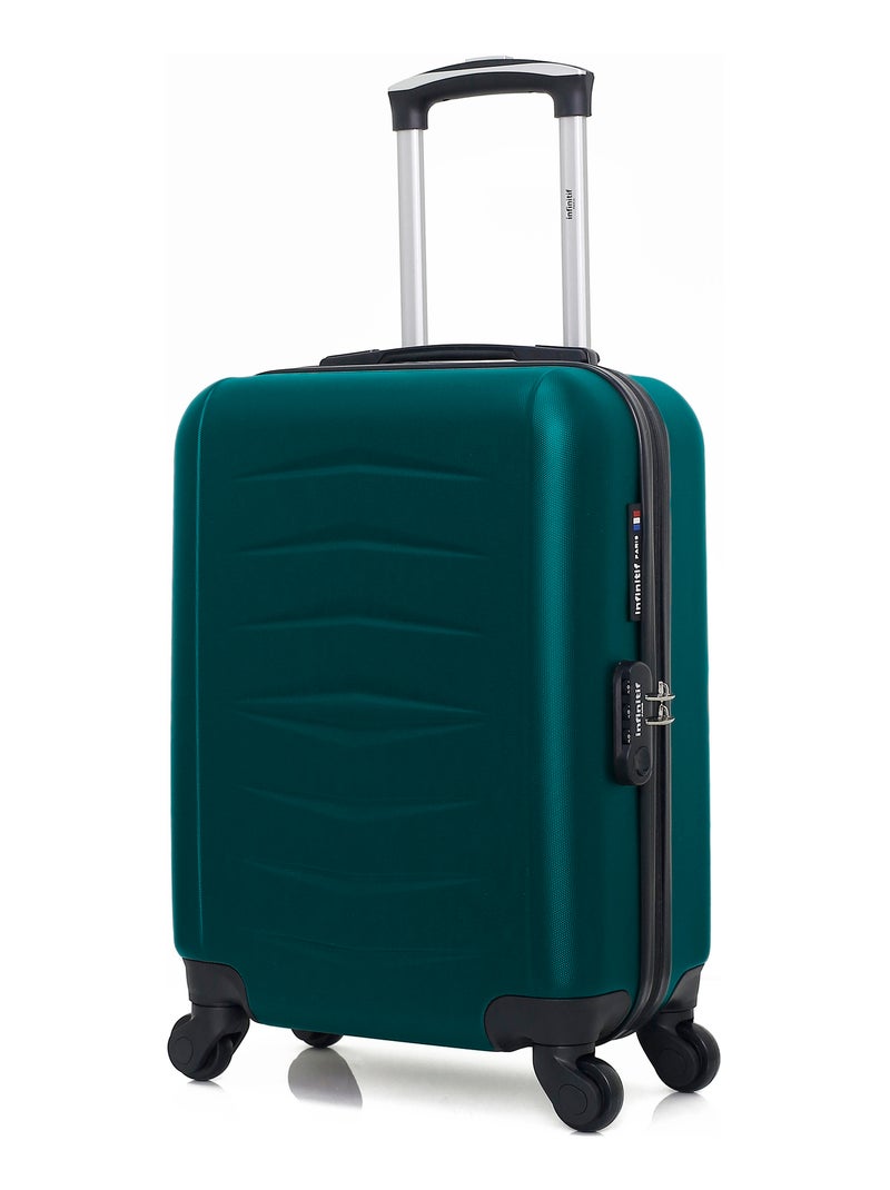 INFINITIF - Valise Cabine XXS OVIEDO 46 cm 4 Roues Bleu canard - Kiabi