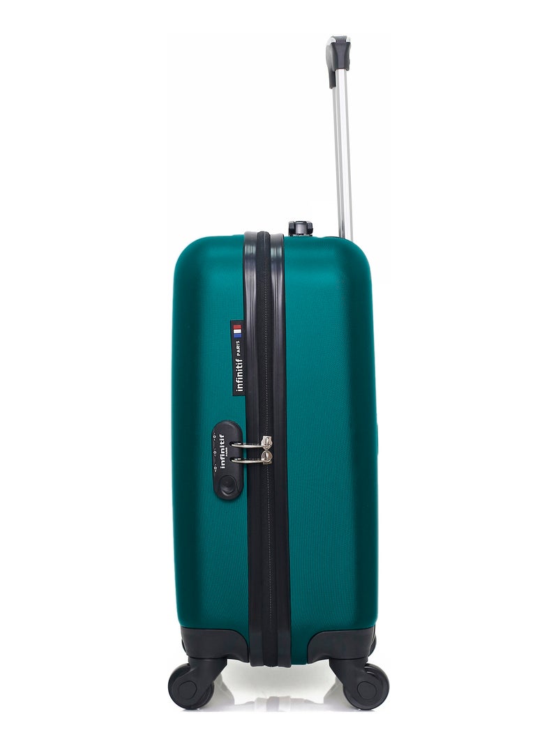 INFINITIF - Valise Cabine XXS OVIEDO 46 cm 4 Roues Bleu canard - Kiabi