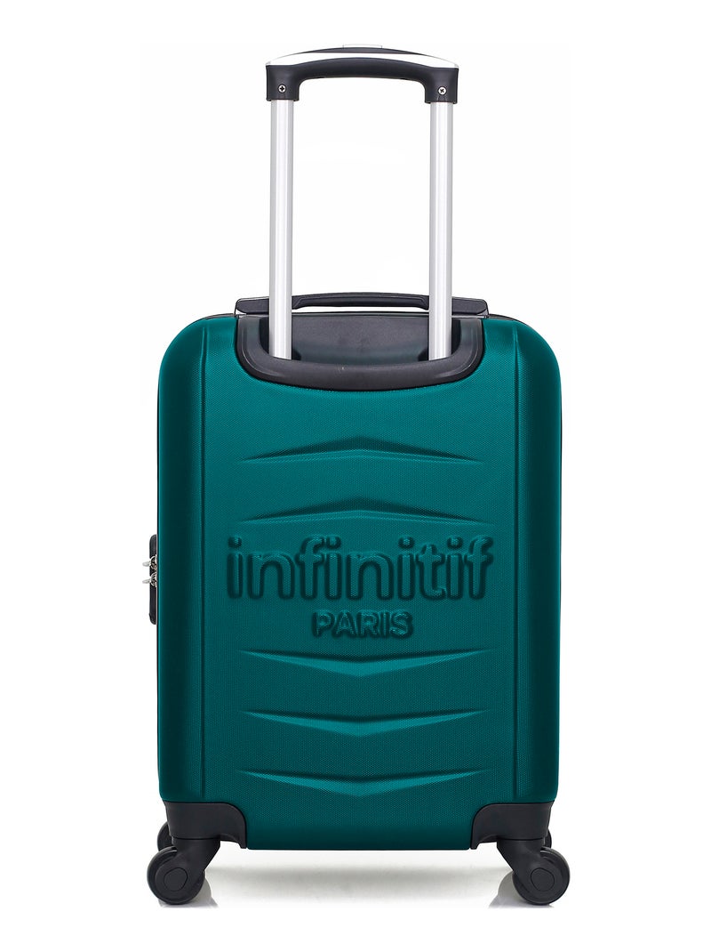 INFINITIF - Valise Cabine XXS OVIEDO 46 cm 4 Roues Bleu canard - Kiabi
